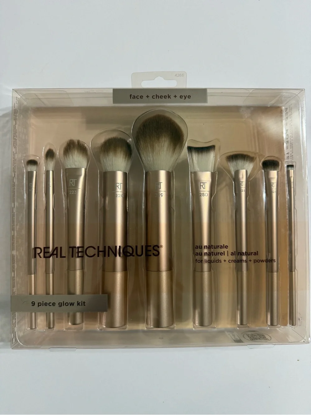 Real Techniques Au Naturale Brush Set - Champagne Beige
